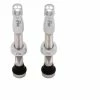 Paire De Valves Tubeless Pride Racing 44mm Argent