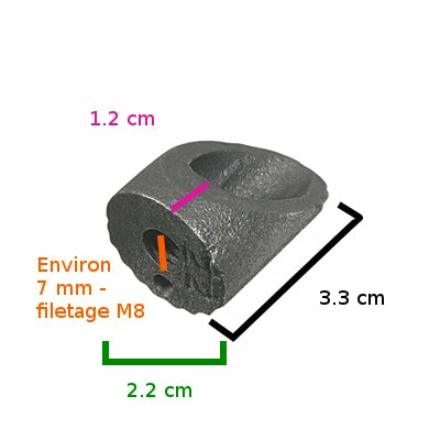 Ergotec-Humpert Expandeur Cylindrique Pour Plongeur De Potence Vélo M8 Ergotec – Image 3