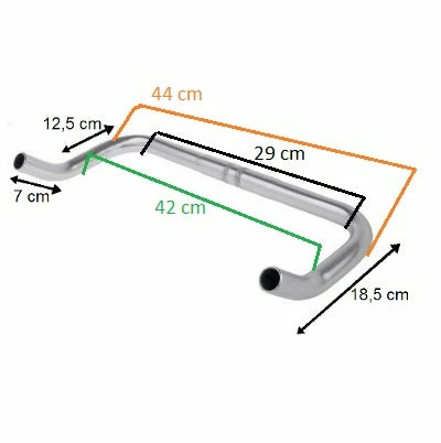 Messingschlager Guidon Vélo Corne De Vache – Image 3