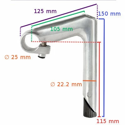 Brandless Potence Plongeur Vélo De Route Et Fixie – Image 2