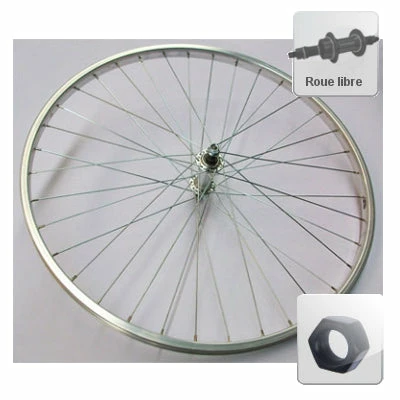 Brandless Roue Arrière De Vélo 650B à écrous