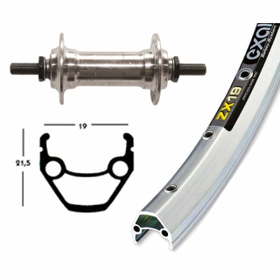 Exal Roue De Vélo Avant 28 Pouces à écrou – Image 2